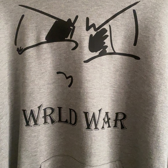 WRLD WAR HOODIE .THIS IS MY BRAND@WRLDWAR ON INSTA .Hope you enjoy to support 🤍 - Picture 2 of 2